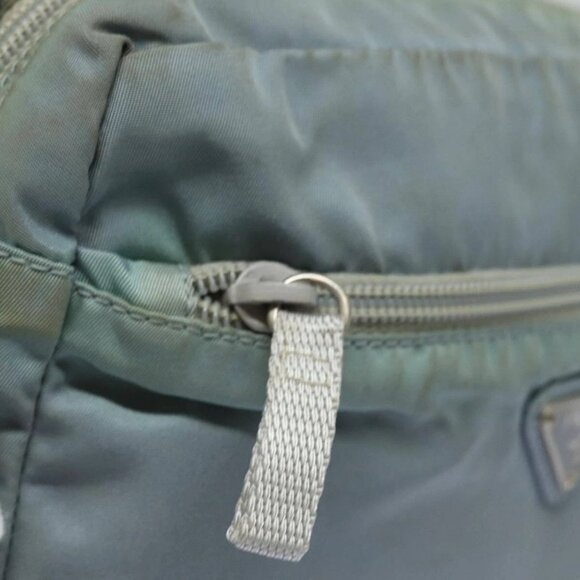 PRADA Shoulder Bag Nylon Light Blue Silver Auth 84645 - Picture 11 of 15